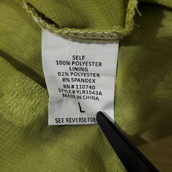 LONDON ROSE Boho Swiss Dot Woman's Top Size Large Boutique Brand - Picture 4 of 5